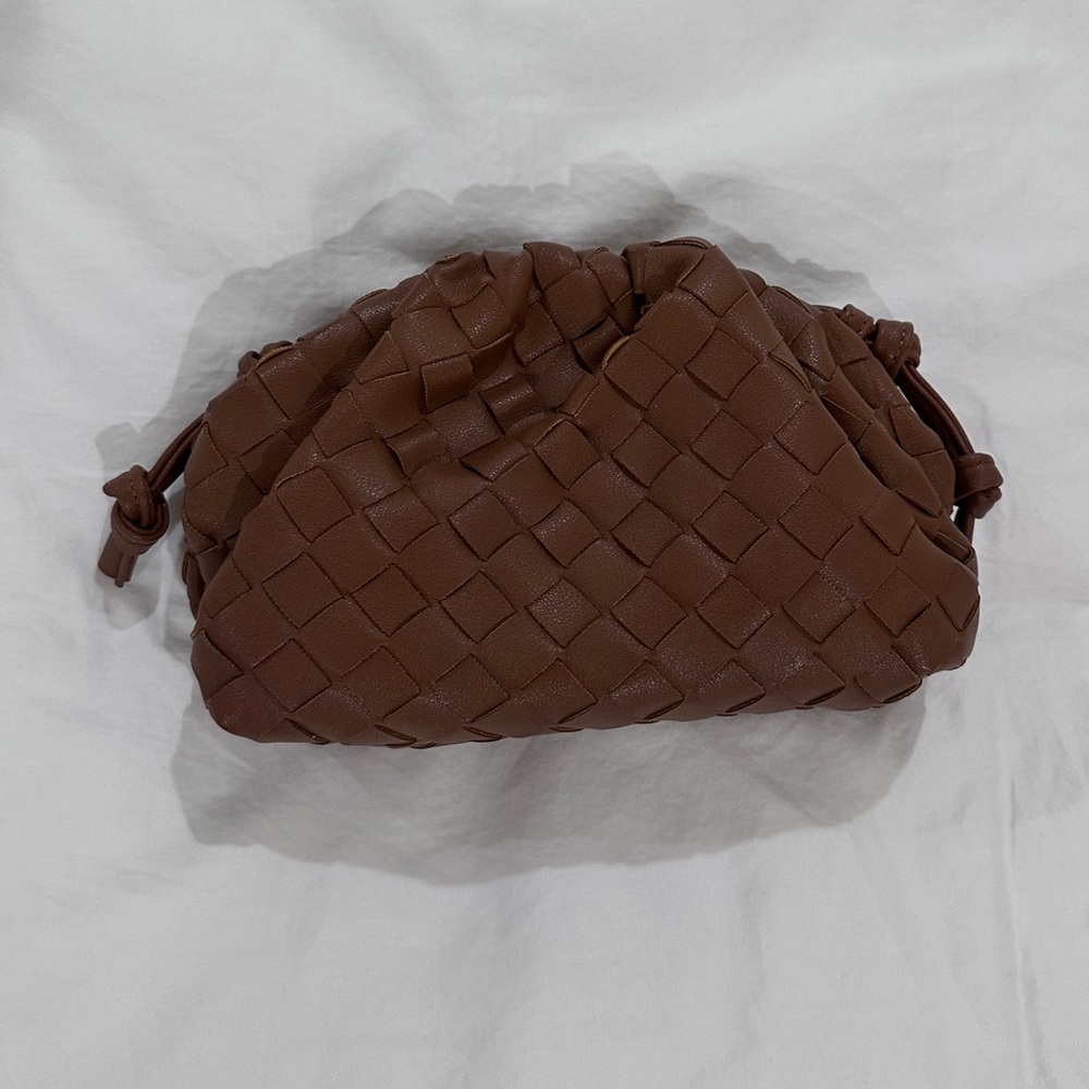 Brown Clutch/Crossbody Purse
